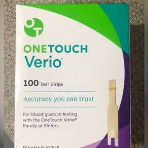 NIB One Touch Verio Test Strips -100